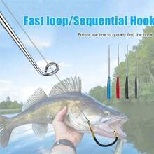 Herramienta para desmontar anzuelos, dispositivo rápido para extraer anzuelos, extractor de anzuelos para pesca - Multicolor - Ver 1