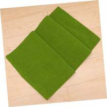 Holibanna 2 Pieces Turf Paper Lawn Artificial Material Models Sand DIY - 綠色的 - 查看 5