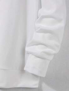 Nightmare Before Christmas Women's Sweatshirt - Tim Inspired Gothic Design With Jack Skellington & Sally Graphic, Cozy Round Neck Long Sleeve Pullover For Fall/Winter, Casual & Themed Events, Officially Licensed, Machine Washable, Soft Comfortable Fabric For Home, Work, Or Shopping, Featuring Beloved Characters From The Movie - 白色 - 查看 4