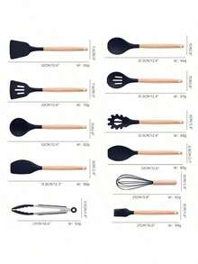 12/1pc Silicone Cooking Utensils, Cake Mixer, Cake Cooking Assistant, Cooking Tools, Non-Stick Kitchen Gadgets, Washable Modern Cookware, Essential For Cake Shop, Breakfast Shop, Home Use, Convenient, Quick, Easy, Efficient