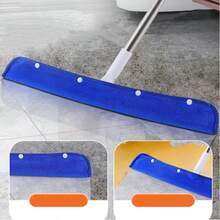 1pc Mop Cloth With Buckle, Reusable Cleaning Cloth, Thick Absorbent Towel, Replacement Pad For Mop, Squeegee, Cleaning Supplies - Multicolor - View 3