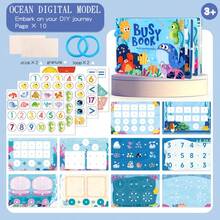 幼儿忙碌书,早期学习字母动物识别书,蒙特梭利安静学前学习玩具,感官书学前学习活动书,儿童益智玩具 - 早教安靜忙碌書 - 查看 11