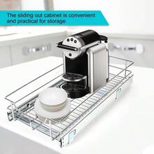 Organizador de gabinete extraíble de 9 pulgadas de ancho x 17 pulgadas de profundidad cajones deslizantes para gabinetes de cocina cajones extraíbles para gabinetes de capacidad organizador - 1ser - Ver 7