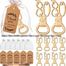 80 Year Old Bottle Opener Birthday Gift Party Gift Golden Theme Number 80 Keychain Bottle Opener - Multicolor - View 8