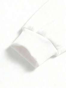 Autumn/Fall And Winter Bestseller1 PcsLove Called Mimi Girl Plus Size Casual Sweatshirt Printed Round Neck Pullover, Women's Autumn Winter Casual Long Sleeve Sweatshirt, Plus Size Women's Tops And Clothing - White - View 5