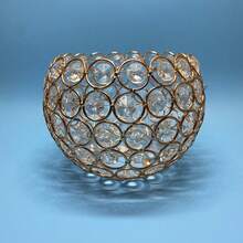 E27 Glass Crystal Lamp Shade, Creative Pendant Light Accessories - Multicolor - View 5