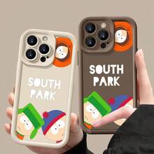Funda para teléfono de South Park de dibujos animados, diseñada para varios modelos de , incluyendo 16, 17, Air 16E, 15, 14 Plus, 13, 12 Mini, 11 Pro Max, X, Xs, XR, 7, 8 y SE, con protección de lente tipo escalera y una carcasa de silicona suave. - Color mezclado 2 - Ver 1