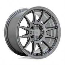SET 4 Motegi MR156 S12 16x8 4x100/4x114.3 28mm Gloss Gunmetal Wheels - 黑色 - 查看 2