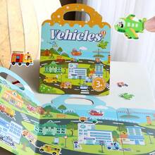 Sách dán hình Jelly Stickers - Sách tĩnh lặng tự làm, Sổ kế hoạch vui nhộn, Hình dán trang trí, Tranh ghép hình - Quà sinh nhật, Quà tặng hoàn hảo, Quà tặng ngày lễ - Nhiều màu - Xem 6