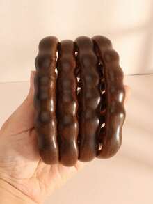 1/3/5pcs Wide-Tooth Comb, Natural Sandalwood Coarse Tooth Comb, Large Tooth Sandalwood Massage Comb, Wooden Therapy Comb, Thick Tooth Massage Comb Multi-Function Scalp Meridian Massage Brush, Anti-Static Hair Brush, Suitable For Curly, Permed And Straight Hair, Women Home Hair Brush, Body Care Tool