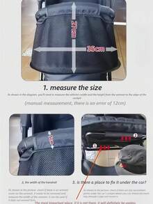 Baby Stroller Front Enclosure Net, Reversible Child Foot Cover, Anti-Slip Foot Bag, Prevent Falling Off Net Cover - Multicolor - View 6