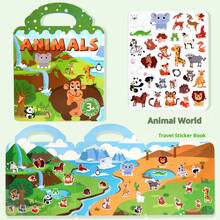 Sách dán hình Jelly Stickers - Sách tĩnh lặng tự làm, Sổ kế hoạch vui nhộn, Hình dán trang trí, Tranh ghép hình - Quà sinh nhật, Quà tặng hoàn hảo, Quà tặng ngày lễ - Nhiều màu - Xem 14