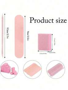 60/30/15/3pcs One-Time Manicure Set - 30pcs Individually Packaged Manicure Tools Box: Mini Nail Files, Mini Nail Buffers, Manicure Sticks (Suitable For Salon And Home), Nail Care, Artificial Nails Dedicated Manicure Tools, Back To School Essential