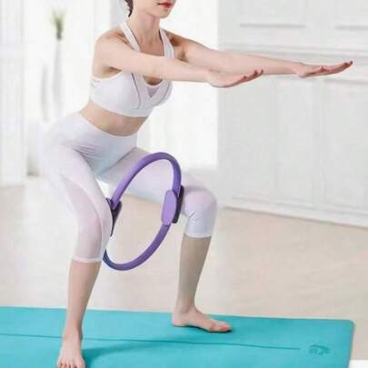 Pilates Ring Yoga Fitness Leg Shaper Crescent Grip Magic Circle Multi-Function Leg Toning Ring