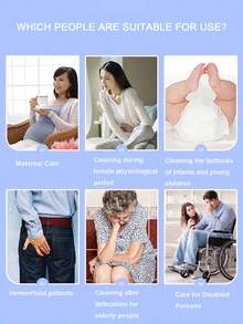 1PC Peri Bottle Portable Travel Bidet Leakproof Perineal Douche Spray Bottle,Portable Douche Feminine Cleaner,Travel Large Capacity Portable Handheld Bidet,500ML