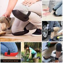 1 Pair Knee Pads, 1 Pair Gloves, Masonry, Knee Pad Cushion, Artificial Product, Humidifying Brick, Gardening Hand Tools, Knee Pads With Soft Lining, Adjustable Knee Pads