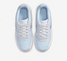 Nike Zapatos deportivos casuales tipo Air Force 1 retro para niños grandes