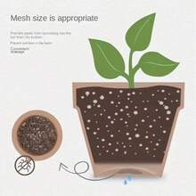 圆形网状植物支撑屏 - 保护土壤免受侵蚀，并防止排水，适用于园艺工具和草坪护理