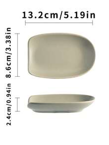 Japanese Style High-End Kitchen Utensil Storage Dish, Ceramic Spoon Rest, Spoon Holder, Spatula & Ladle Rack, Kitchen & Restaurant Spoon Caddy, Coffee Bar Accessories, Buffet Spoon & Ladle Tray, Small Baking Tool Holder, Vintage Style In Multiple Colors