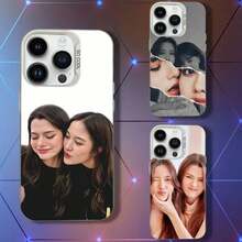 F-FREENBECKYS Funda de Teléfono para Parejas para 17, 16, 15, 14, 13, 12, 11, Pro, Max, Plus Compatible Cubierta Blanca Mate Antigolpes - z8 - Ver 3