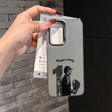 Funda para teléfono del famoso piloto de carreras-Maxs V-, compatible con A17 A07 A56 A26 A36 A55 A35 A06 A16 A05 A14 A24 A34 A54 A15 A05s A04e A03s A25 A23 A33 A53 A73 A13 A32 A22 A72 A52 A12 A11 A21s 4G 5G, cubierta trasera mate antideslizante, Cubierta del17 17promax - Negro - Ver 1