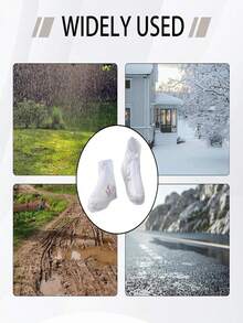 雨靴套 - 防滑、防水靴套，可重复使用，适用于高帮雪地靴，男女通用，适合户外骑行、露营和钓鱼。保暖、闺蜜节、宠物、嘉年华、派对装饰 - 彩色 - 查看 11