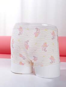 Coollikuli 8 Pairs Of Pure Cotton Briefs For Young And Colorful Girls (Little Young Girl) For All Four Seasons, Comfortable And Soft For Medium And Large Baby Girls, Cartoon Mermaids, Letters, Hearts, Strawberries, Bears, Ducks, Chicks - Multicolor - View 2
