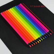 12-24 Lápis de Cor Fluorescentes - Núcleo Macio para Livros de Colorir para Adultos, Cores Vibrantes, Duráveis, Adequados para Artistas e Iniciantes, Ferramenta Profissional de Pintura e Mistura Detalhada, 24/12 Cores, Materiais de Arte, Lápis de Cor, Escrita Suave, Ferramentas de Arte, Profissionais, Lápis de Cor de Alta Qualidade, Lápis de Cor Escolares, Desenho com Lápis de Cor Profissional, Conjunto de Lápis de Cor, Materiais Escolares, Lápis de Cor Escolares, Lápis de Cor