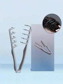 1pc Fluffy Wide-Tooth Comb - For Men, Fluffy Texture, ABS Plastic Material, Textured Handle Grip, Suitable For All Hair Types, Essential For Home, Back-To-School, Travel & Vacation, Can Be Used With Blow Dryer To Create Smooth Hairstyles, Applicable For Hair, Haircut, Edging, Styling, Blow Dryer, Hair Care Products, Hair Gel, Curling Products, Hair Styling Tools