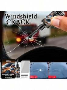 Windshield Crack Repair Fluid Car Window Repair Resin Windscreen Scratch Crack Restore Fluid Glass Curing Glue Car Accessories - 1PCS - View 8