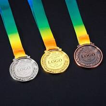 1 Pieza/Set, Medalla personalizada, Texto y diseño personalizables, Medalla deportiva personalizada, Premio de competición, Adecuada para varios deportes como maratón, ciclismo, baloncesto, danza, fútbol, etc.