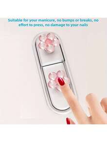 4pcs Multifunctional Toilet Button Protectors, Toilet Seat Lift Assist Accessories, Cute Flower Toilet Flush Buttons For Long Nails Bathroom Bathroom Accessories Bathroom Tools - Mixed Colors - View 5