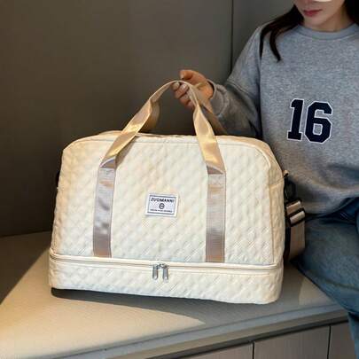 Large Capacity Sports Fitness Bag, Handheld Luggage Bag, Maternity Bag, Fashion Travel Bag, Women's Short-Distance Business Trip Portable Bag