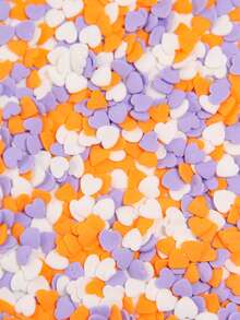 100g/3.53oz Valentine Edible Heart Sprinkles,Red Pink White Heart Shapes Mix,Sugar Sprinkles For Decorations Baking,Cake Ice Cream Cookies Cupcake Topper Chocolate,Birthday Wedding Valentine's Day Party Supplies. - Multicolor - View 12