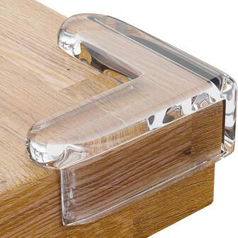 2-8 piezas Protector de esquinas para bebé, Protectores de esquinas transparentes, Protectores de bordes y para muebles, Parachoques a prueba de bebés, Protección de bordes y esquinas afiladas de muebles