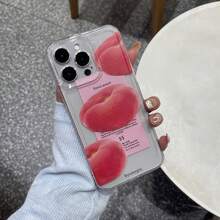 Con una funda de teléfono de corte preciso y una carcasa aeroespacial color melocotón, esta elegante y clásica funda protectora personalizada es a prueba de golpes, a prueba de caídas y duradera, adecuada para todas las series de  y compatible con suciedad y manchas  17/17 Pro/17 Pro Max/17 Air/ 16/16 Pro/16 Pro Max/16 Plus/ 15/15 Pro Max/15 Pro/15 Plus/ 14/14 Pro/14 Plus/14 Pro Max/ 13/13 Pro/13 Pro Max/12/12 Pro/12 Pro Max/11/11 Pro/11 Pro Max/XR/X/XS/XS Max Regalos de cumpleaños populares y duraderos, tema espacial comercial, transparente y anti-huellas para hombres y mujeres~Water Peach 513XS - Transparente1117 - Ver 6