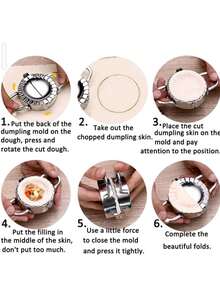 1pc Stainless Steel Dumpling Mold, Dumpling Maker - Multicolor - View 5