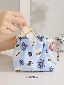 Bolsa de cosméticos linda, bolsa de almacenamiento de gran capacidad, bolsa de tocador de viaje plegable de alta calidad para cosméticos,Vuelta al colegio - Multicolor - Ver 8