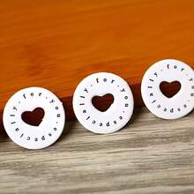 100/200 Thẻ Trái Tim Mini "Đặc Biệt Dành Cho Bạn" - Hoàn Hảo Phù Hợp Cho Tiệc Tùng, Đám Cưới, Sinh Nhật, Quà Tặng Valentine và Vật Dụng Trang Trí - Đen và trắng - Xem 5