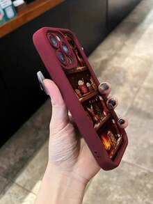 Husă de telefon groasă, rezistentă la șocuri, cu imprimeu de fursecuri de Crăciun, compatibilă cu 17/16/16 Pro/16 Pro Max/16 Plus, 15 XR/7/8, 15 Pro Max, 12 Pro Max, 13 Pro Max, 14 Pro Max, 13, 14, 11, 12, 14 Plus, 11 Pro, 12 Pro, XS, XR, 7/8 Plus, 7/8, compatibilă cu telefoanele Redmi - Multicolor - Vizualizare 4