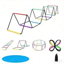 1pc Colorful Multi-Functional Agility Coordination Ladder, Suitable For Basketball, Football, Fitness Training, Non-Electric