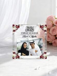 Customize Valentines Day Personalized Wedding Gift,Customize Photo And Text,11 Styles,Mubarak Acrylic Photo Block, Personalised Islamic Gifts, Hajj Mubarak Gift, Photograph Gift, Ramadan, Eid Mubarak, Dad, Wife, Mum,Valentine's Day Gift, Couple Gift,Unforgettable Gratitude Gift For Celebrating Special Days,Personalized Weddings And Romantic Occasions Gifts - Multicolor - View 14
