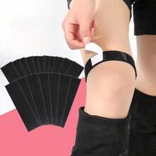 2条+20条高品质过膝靴绑带 - 可调节、可拆卸、耐用的靴套确保贴合舒适 - 易于使用和安装 - 黑色 - 查看 3