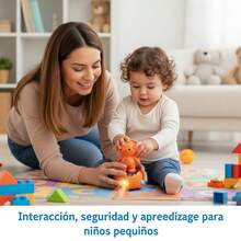 Super E Juguete Interactivo con Luces y Sonidos 12CM | Juguete Interactivo. - Naranja - Ver 5