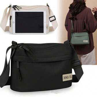 Adjustable Shoulder Bag, Unisex Crossbody Bag, Men's Shoulder Bag, Women's Shoulder Bag, Messenger Bag, Outdoor Hiking Cycling Shoulder Sling Bag