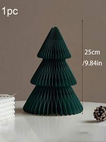1个3D折叠纸圣诞树装饰品，迷你圣诞树桌面摆件，适用于家居、办公室、派对节日餐桌装饰、节日桌面展示、圣诞家居装饰、婚礼餐桌中心装饰、节日家居和厨房装饰、圣诞装饰房间装饰、冬季圣诞装饰、家居圣诞礼物、圣诞装饰 - 彩色 - 查看 20
