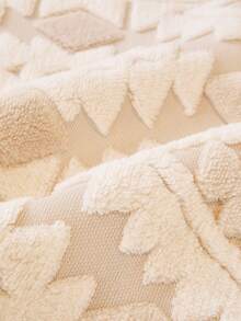 Funda de sofá de lujo y mullida - Gruesa, cálida, antideslizante, adecuada para la sala de estar, la oficina y la decoración del dormitorio - Lavable a máquina, se ajusta a sofás de 1 a 4 plazas - Beis - Ver 9