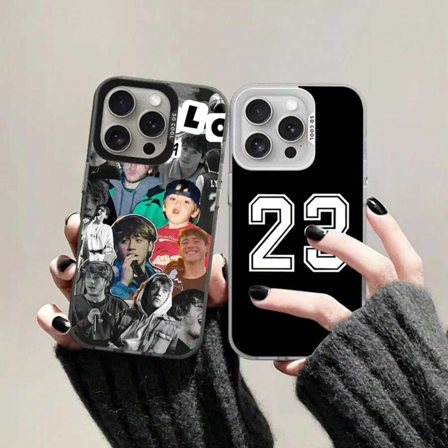Funda para teléfono P-Paulo London Back to the Game 17 16 15 14 13 12 11 Pro Max Plus color a prueba de golpes cubierta trasera plateada - z10 - Ver 1