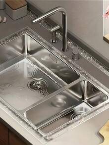 1卷透明印花防霉防水防漏胶带。用于密封厨房灶台、浴室、卫生间、墙角和腰线处的缝隙。适用于浴室、餐厅、办公室等场所。 - 彩色 - 查看 5