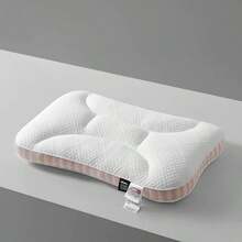 Almohada Ergonómica para Cuello 42x68CM – Soporte Cervical Ortopédico, Alivia Dolor de Cuello y Mejora el Sueño, Suave y Agradable para la Piel, Perfecta para Regalo a Familia y Amigos, 1 o 2 Piezas - Blanco - Ver 9